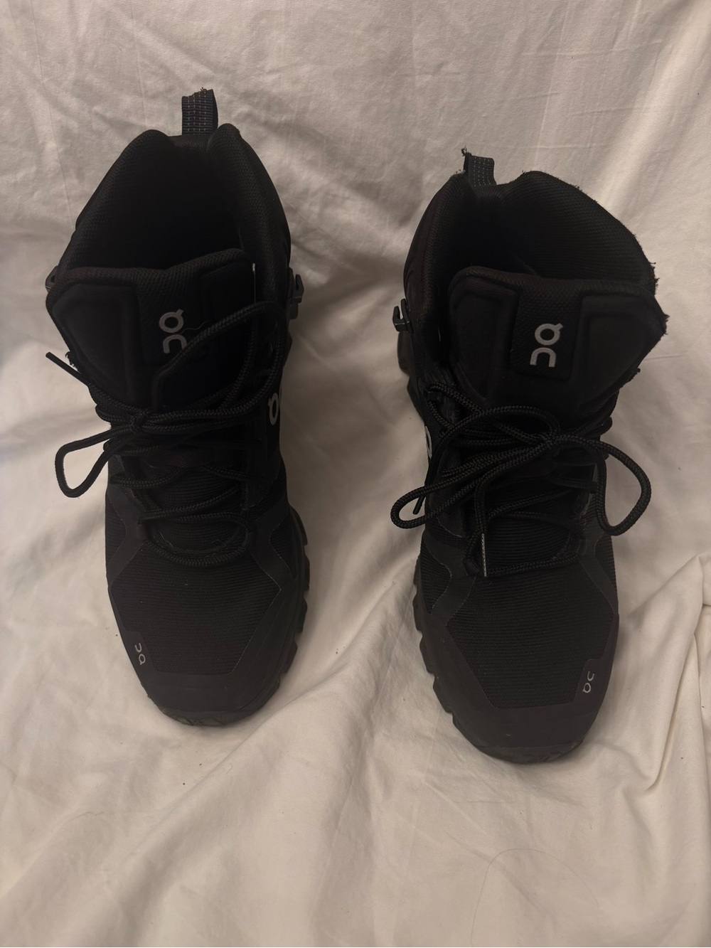 On Running Men's Black Waterproof High-Top Boots